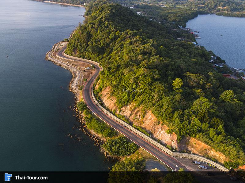 ภาพมุมสูง ถนนบูรพาชลทิศ