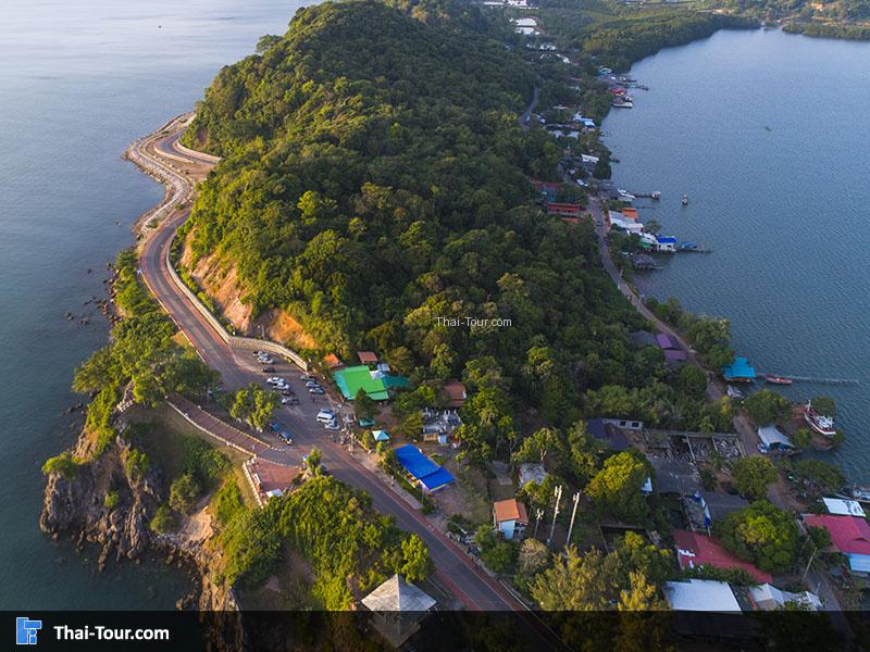 ภาพมุมสูง ถนนบูรพาชลทิศ