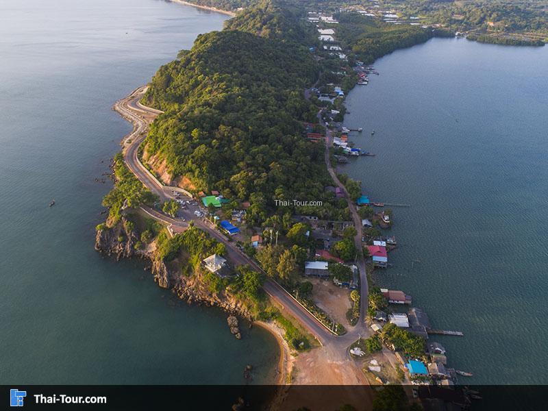 ภาพมุมสูง ถนนบูรพาชลทิศ
