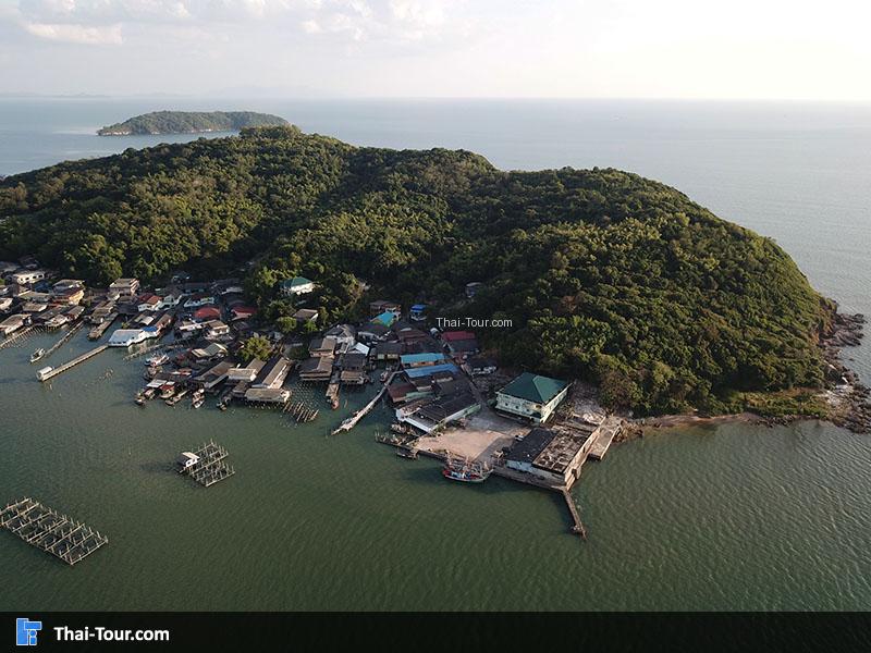 ภาพมุมสูง ลานหินสีชมพู เกาะเปริด
