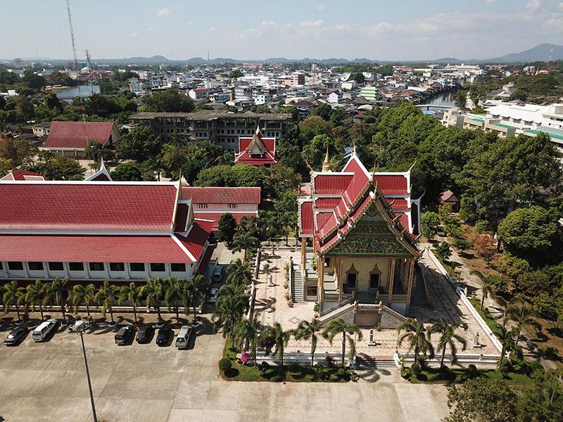 ภาพมุมสูง วัดไผ่ล้อม