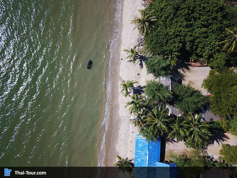ภาพมุมสูง หาดแหลมสิงห์