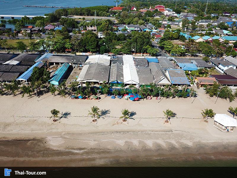 ภาพมุมสูง หาดแหลมสิงห์