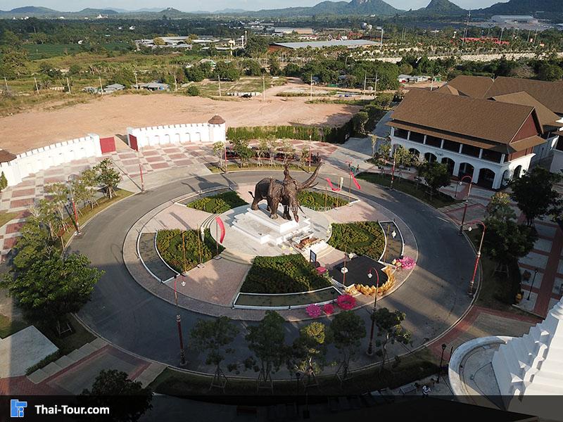 ภาพมุมสูง บรรยากาศ เลเจนด์ สยาม