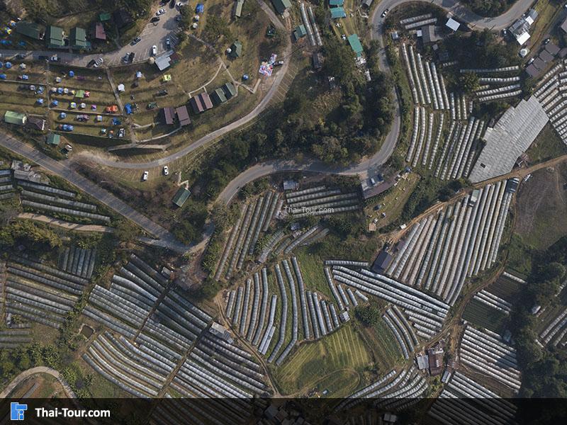 ภาพมุมสูงบ้านขุนกลาง