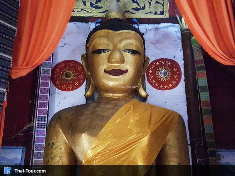 “พระเจ้าตนหลวง”พระพุทธรูปปางมารวิชัย