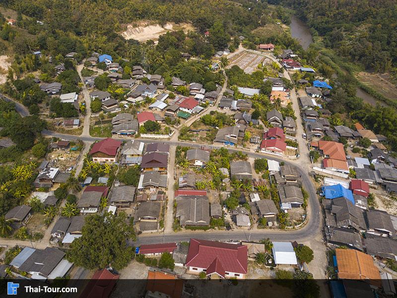 ภาพมุมสูง วัดกองกาน