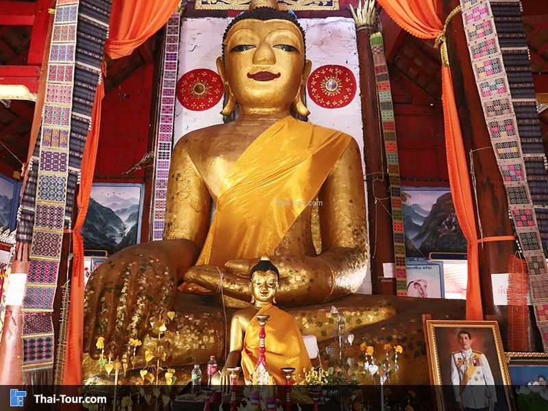 “พระเจ้าตนหลวง”พระพุทธรูปปางมารวิชัย