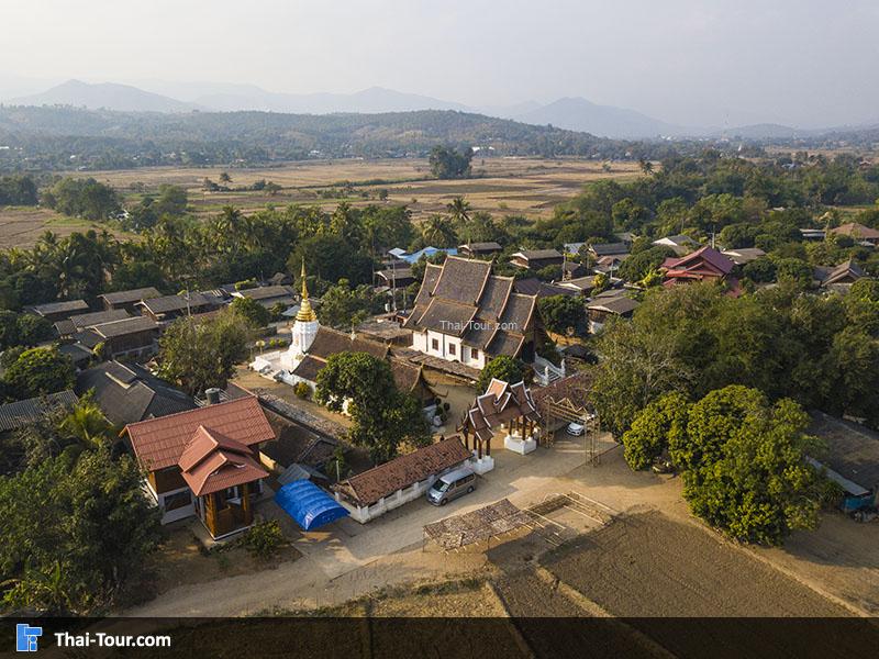 ภาพมุมสูงวัดยางหลวง