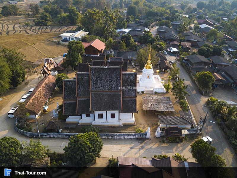 ภาพมุมสูงวัดยางหลวง