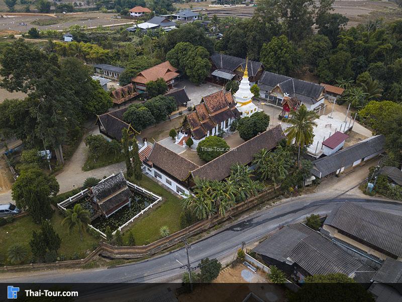 รุูปภาพมุมสูง วัดพุทธเอ้น