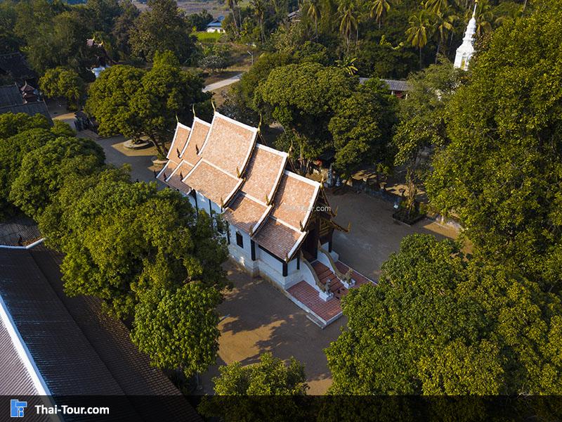 ภาพมุมสูง วัดป่าแดด