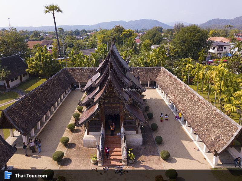 ภาพมุมสูง วัดต้นแกว๋น