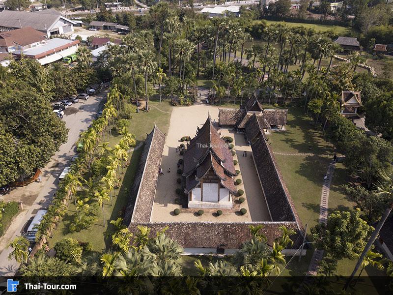 ภาพมุมสูง วัดต้นแกว๋น