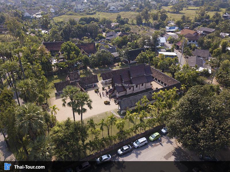 ภาพมุมสูง วัดต้นแกว๋น