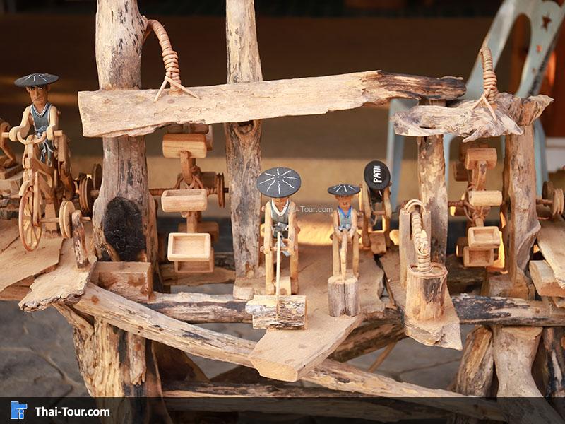 งานแกะสลักไม้ 