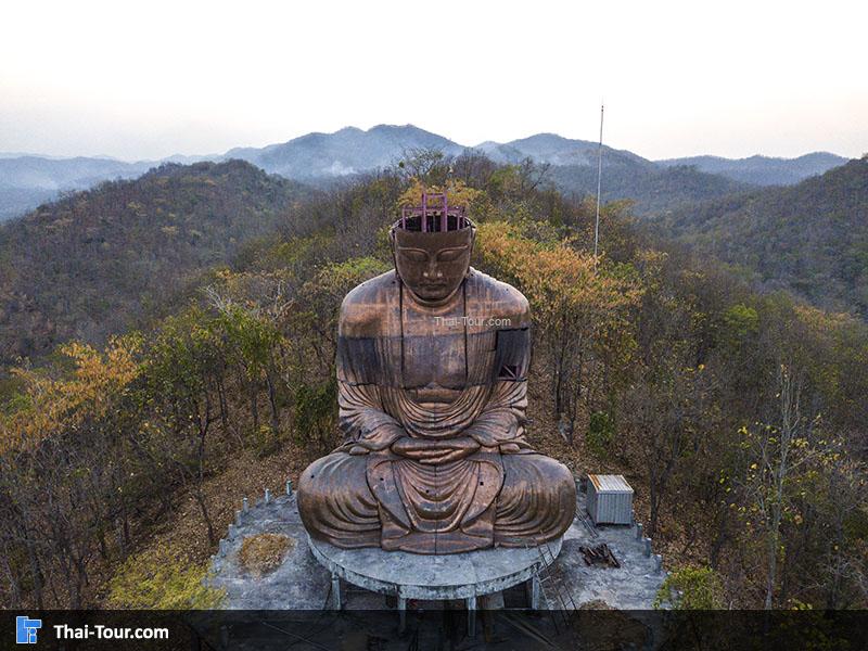 ภาพมุมสูง วัดพระธาตุดอยพระฌาน
