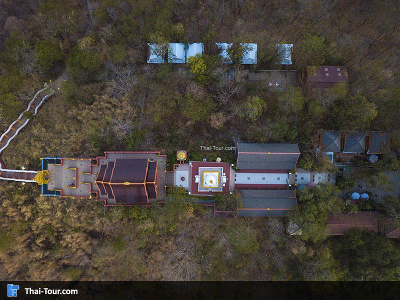 ภาพมุมสูง วัดพระธาตุดอยพระฌาน