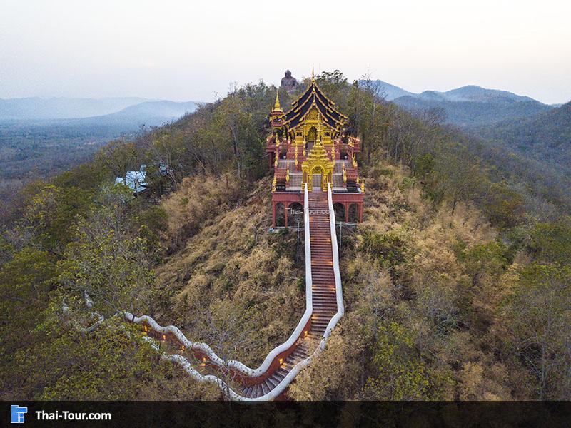 ภาพมุมสูง วัดพระธาตุดอยพระฌาน