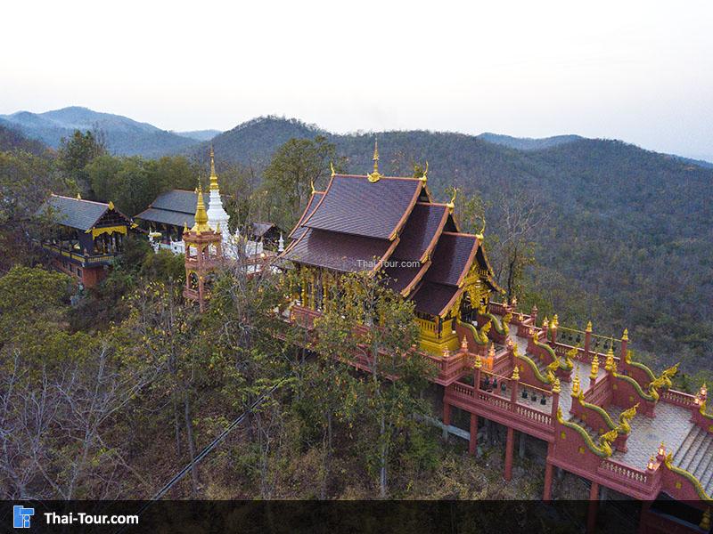 ภาพมุมสูง วัดพระธาตุดอยพระฌาน