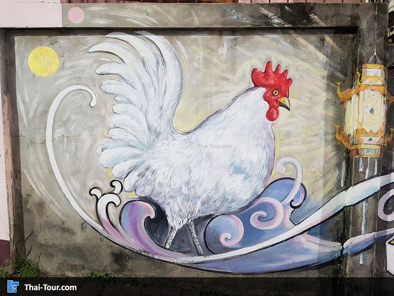 ภาพไก่สีขาว สวยงาม