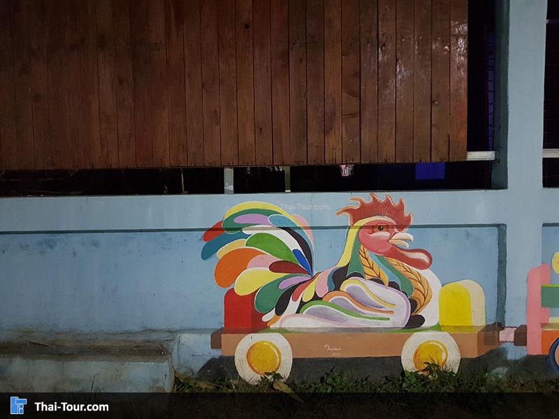 ภาพวาด ไก่