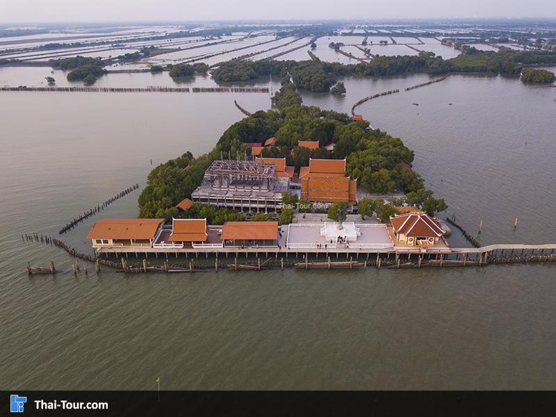 ภาพมุมสูง วัดขุนสมุทรจีนวัดขุนสมุทรจีน