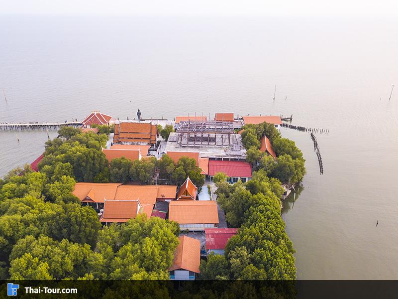 ภาพมุมสูง วัดขุนสมุทรจีนวัดขุนสมุทรจีน