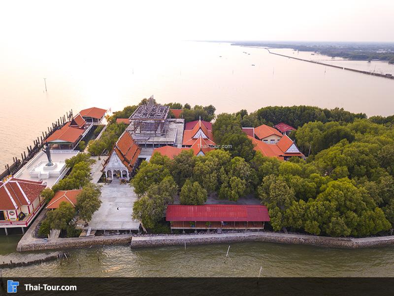 ภาพมุมสูง วัดขุนสมุทรจีนวัดขุนสมุทรจีน