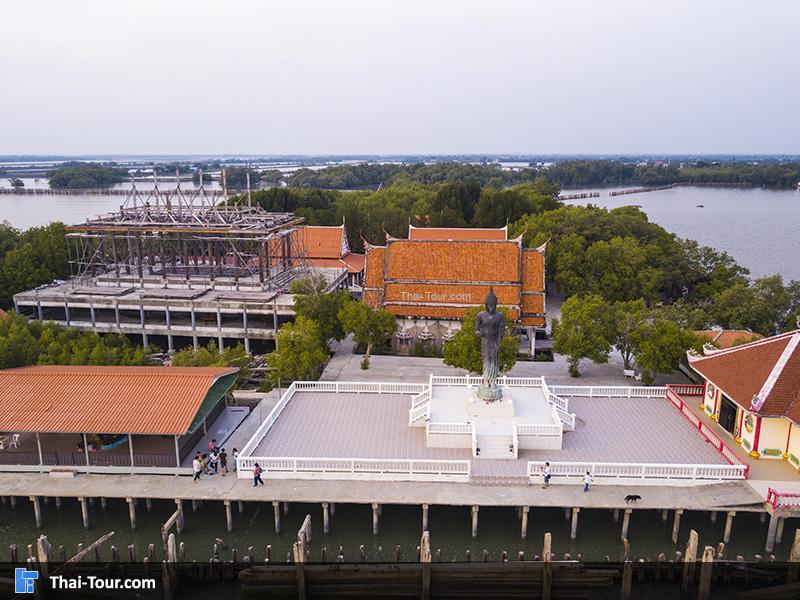 ภาพมุมสูง วัดขุนสมุทรจีนวัดขุนสมุทรจีน