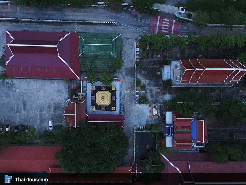 วิวมุมสูงถ่ายจากกล้องโดรน