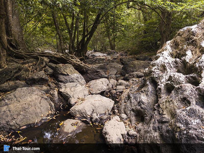 ภาพมุมสูง น้ำตกผากล้วยไม้