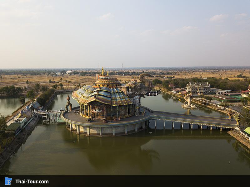 ภาพมุมสูง วัดบ้านไร่