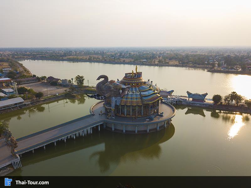 ภาพมุมสูง วัดบ้านไร่