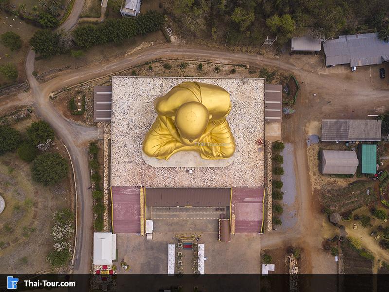 ภาพมุมสูง พุทธอุทยาน อาณาจักรหลวงปู่ทวด