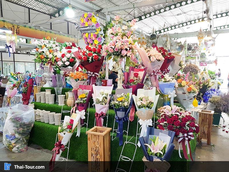 ดอกไม้สวยงาม ตลาดดอกไม้ปากคลองตลาดใหม่