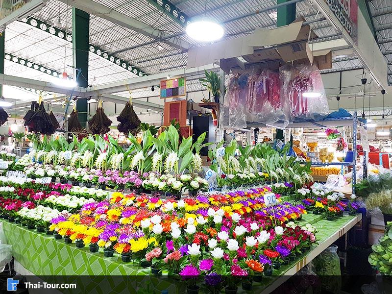 ดอกไม้สวยงาม ตลาดดอกไม้ปากคลองตลาดใหม่