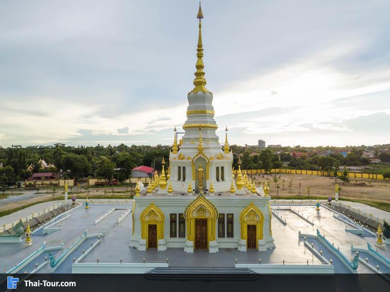 ภาพมุมสูง วัดแสนสุขสุทธิวราราม