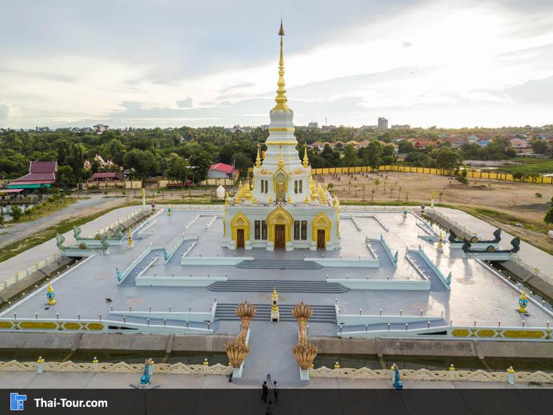 ภาพมุมสูง วัดแสนสุขสุทธิวราราม