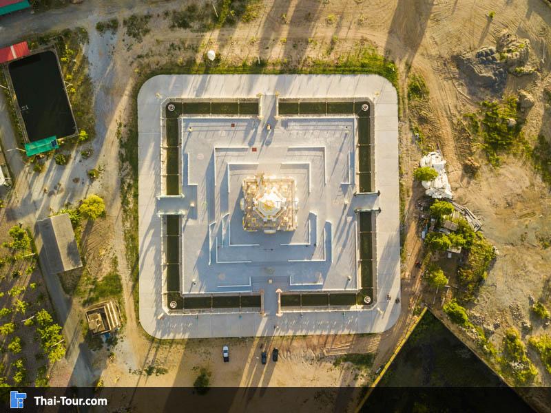 ภาพมุมสูง วัดแสนสุขสุทธิวราราม