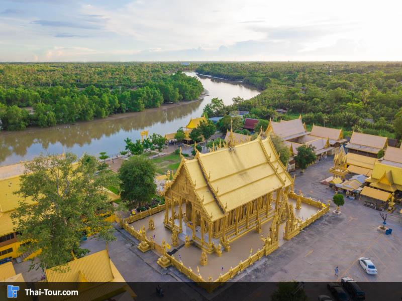 ภาพมุมสูง วัดปากน้ำโจ้โล้