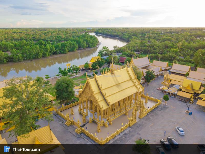 ภาพมุมสูง วัดปากน้ำโจ้โล้