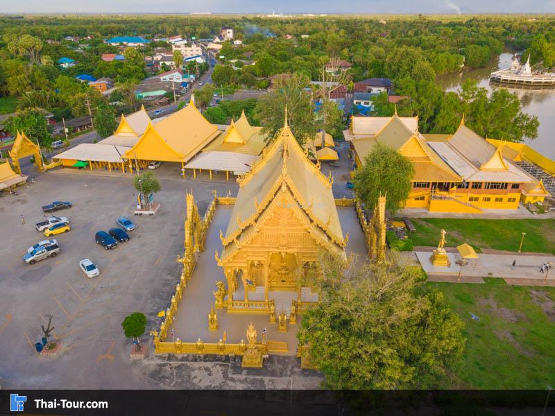 ภาพมุมสูง วัดปากน้ำโจ้โล้