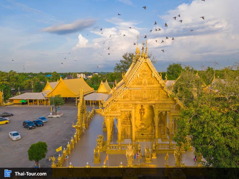 ภาพมุมสูง วัดปากน้ำโจ้โล้