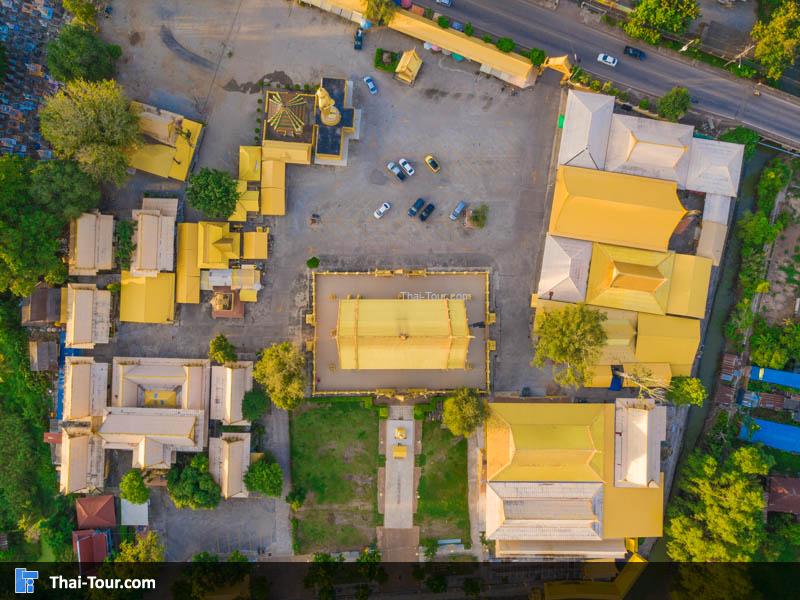 ภาพมุมสูง วัดปากน้ำโจ้โล้