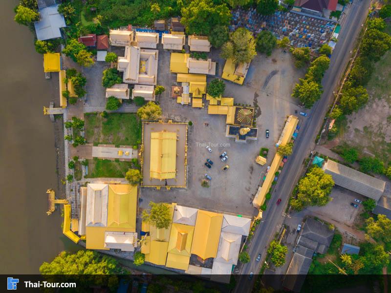 ภาพมุมสูง วัดปากน้ำโจ้โล้