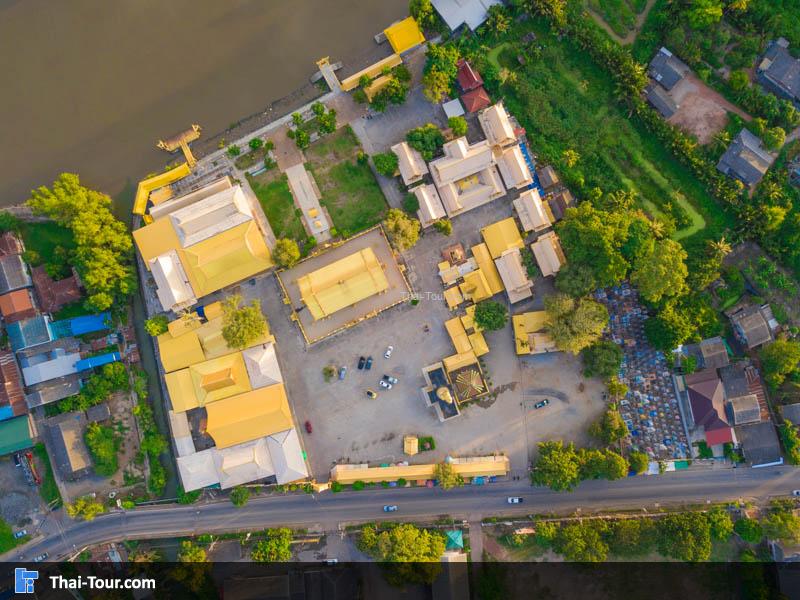 ภาพมุมสูง วัดปากน้ำโจ้โล้