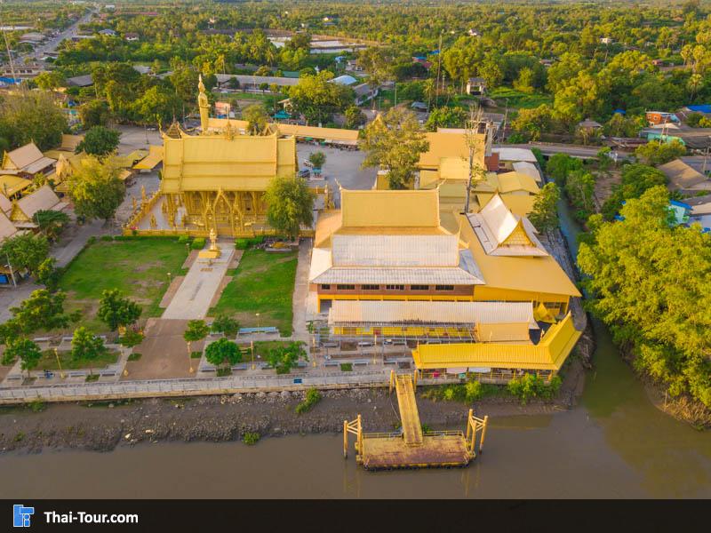 ภาพมุมสูง วัดปากน้ำโจ้โล้