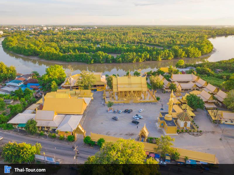 ภาพมุมสูง วัดปากน้ำโจ้โล้