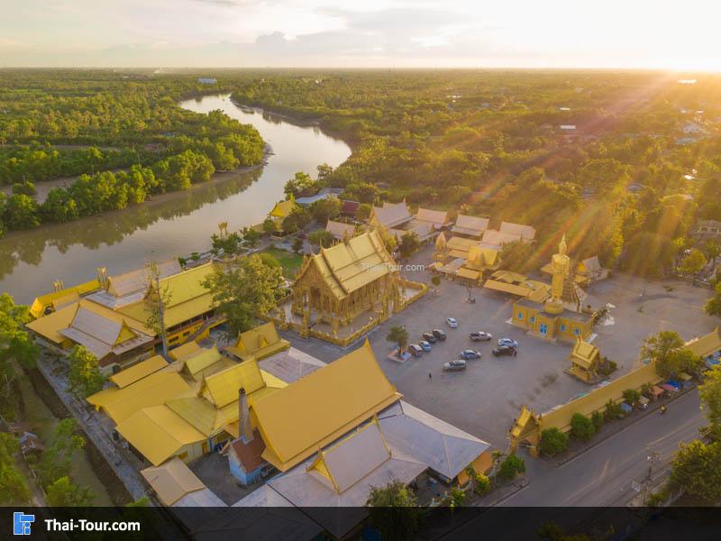 ภาพมุมสูง วัดปากน้ำโจ้โล้